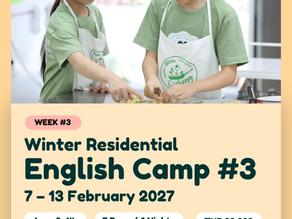 Traidhos Winter Residential English Camp Week # 3 (7 – 13 February 2027)