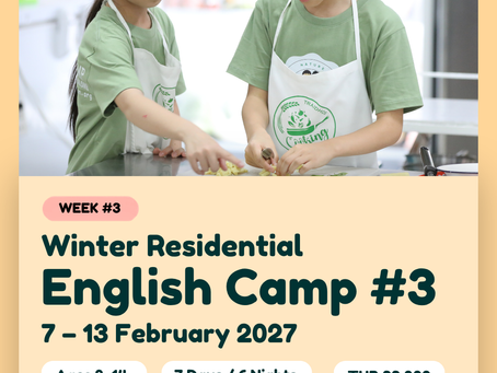 Traidhos Winter Residential English Camp Week # 3 (7 – 13 February 2027)