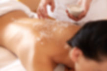 bridal salt scrub massage