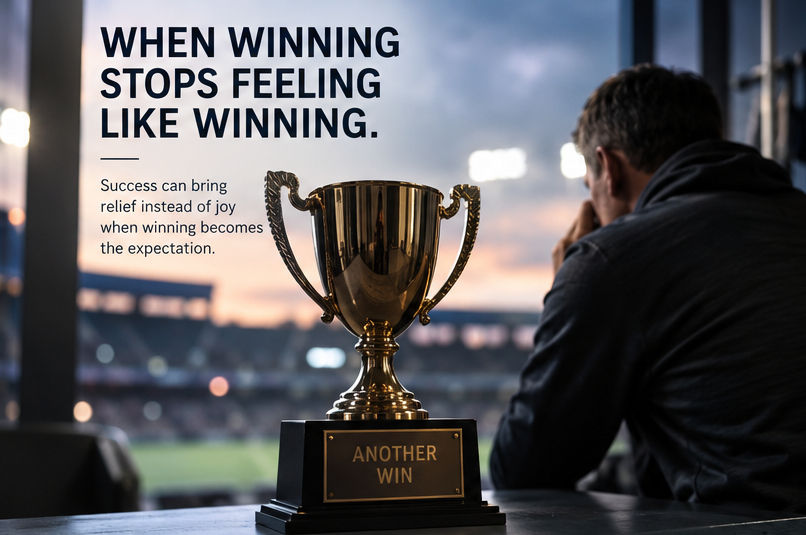 WHEN WINNING STOPS FEELING LIKE WINNING