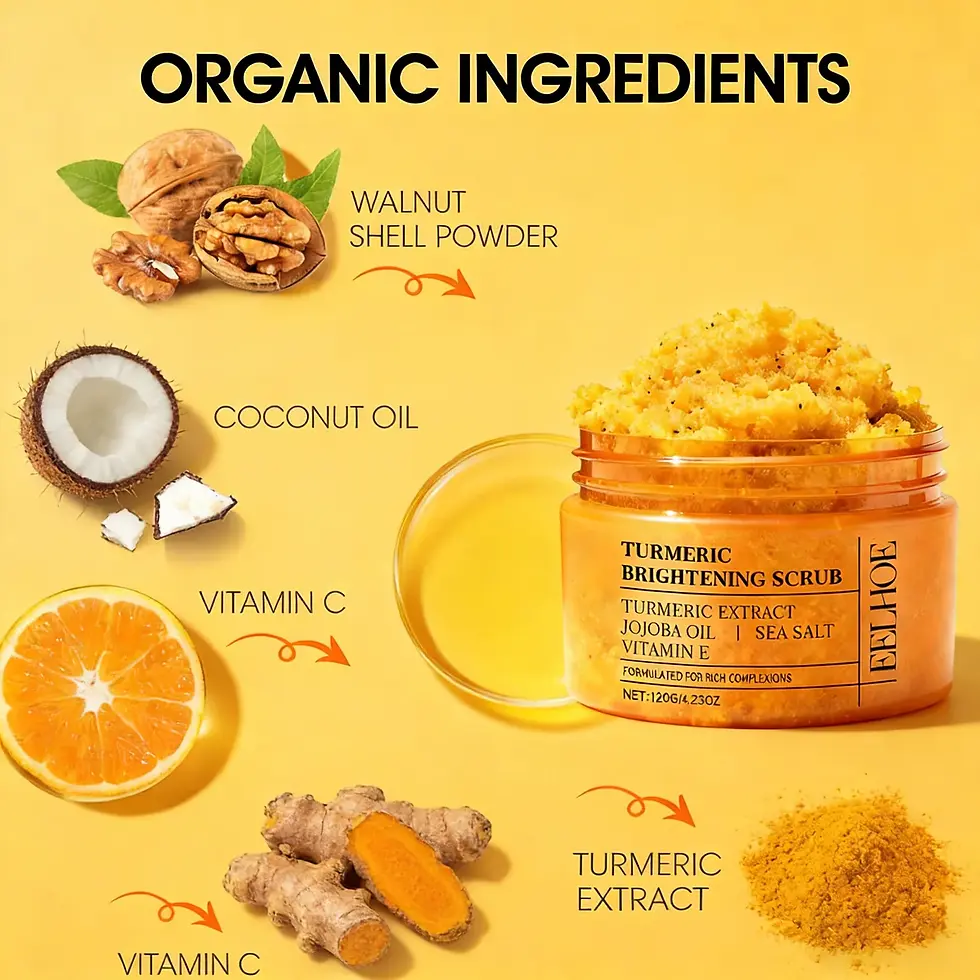 Thumbnail: Turmeric Body Scrub - All-Natural Exfoliator