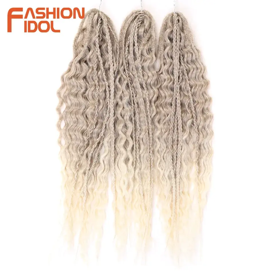 Thumbnail: Ariel Hair Synthetic Twist Crochet Curly Hair 24 Inch