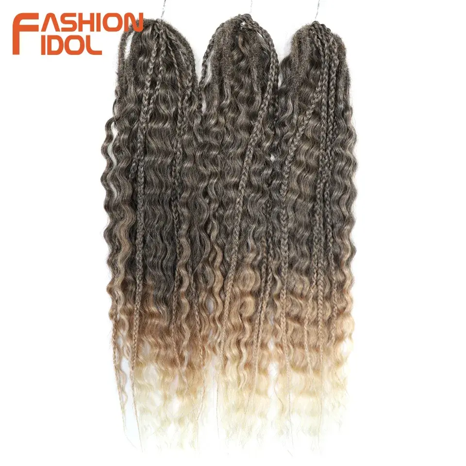 Thumbnail: Ariel Hair Synthetic Twist Crochet Curly Hair 24 Inch