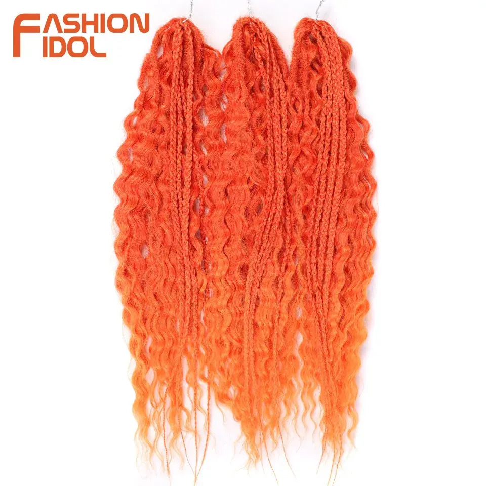 Thumbnail: Ariel Hair Synthetic Twist Crochet Curly Hair 24 Inch