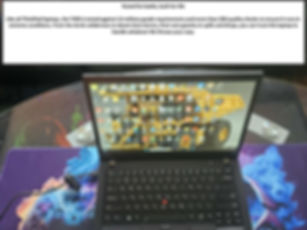 EXTREME ON A LENOVO T490 I7 16 GIG RAM 4TB M2 SSD $3850 USA PLUS SHIPPING