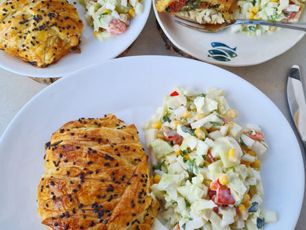FLĄDRA (STORNIA) PIECZONA W CIEŚCIE FRANCUSKIM