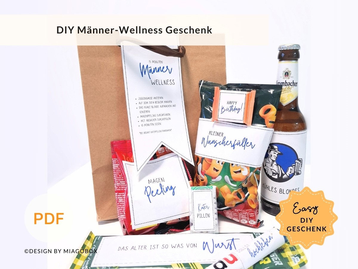 Vorlagen Wellness Geschenk für ihn