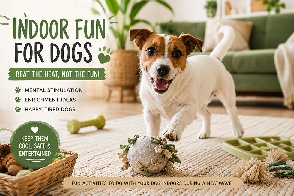 15 Fun Indoor Activities to Keep Your Dog Happy During a Heatwave 🐶☀️