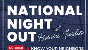 National Night Out at The Bernice Garden