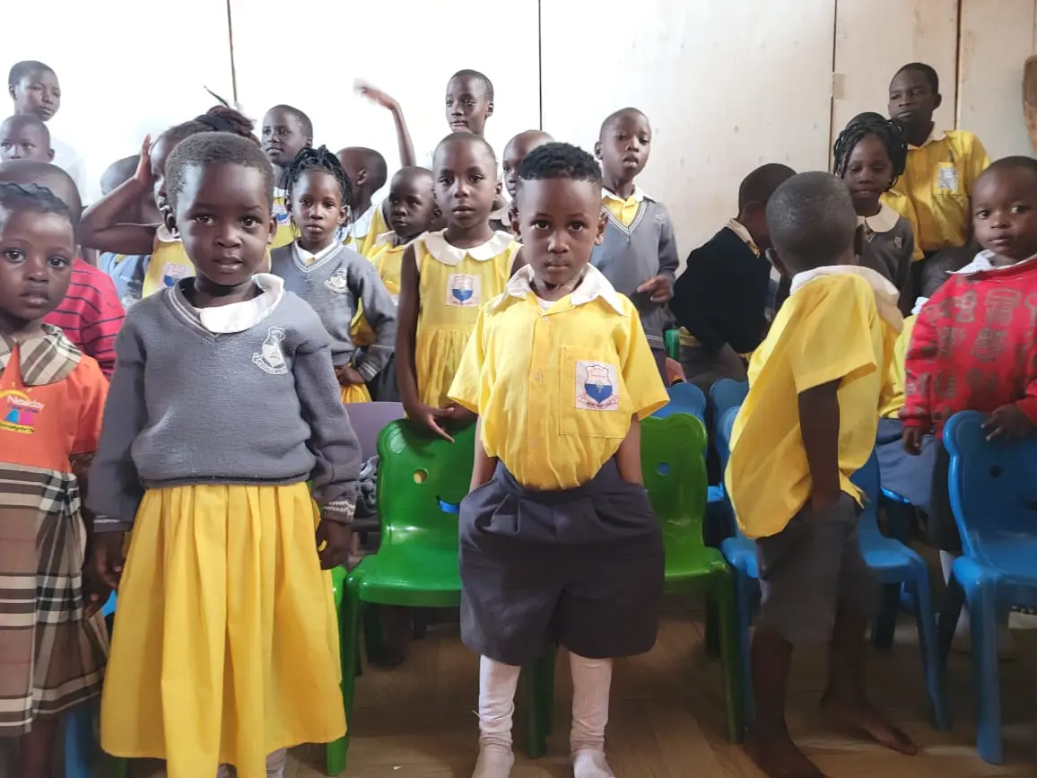 Kids at Exodus Primary school in Kampala, Uganda