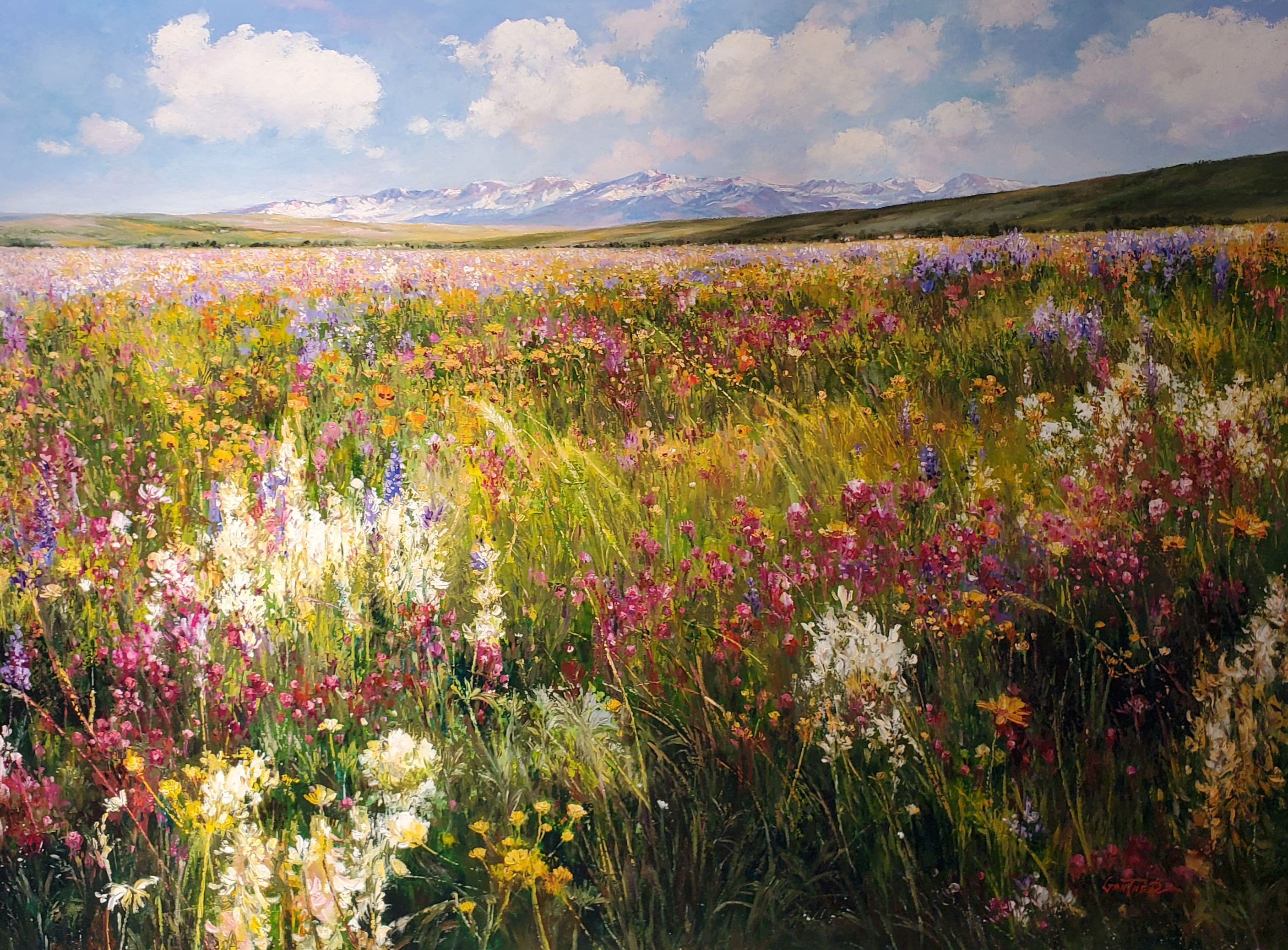 "Rocky Mountain High" Oil On Canvas