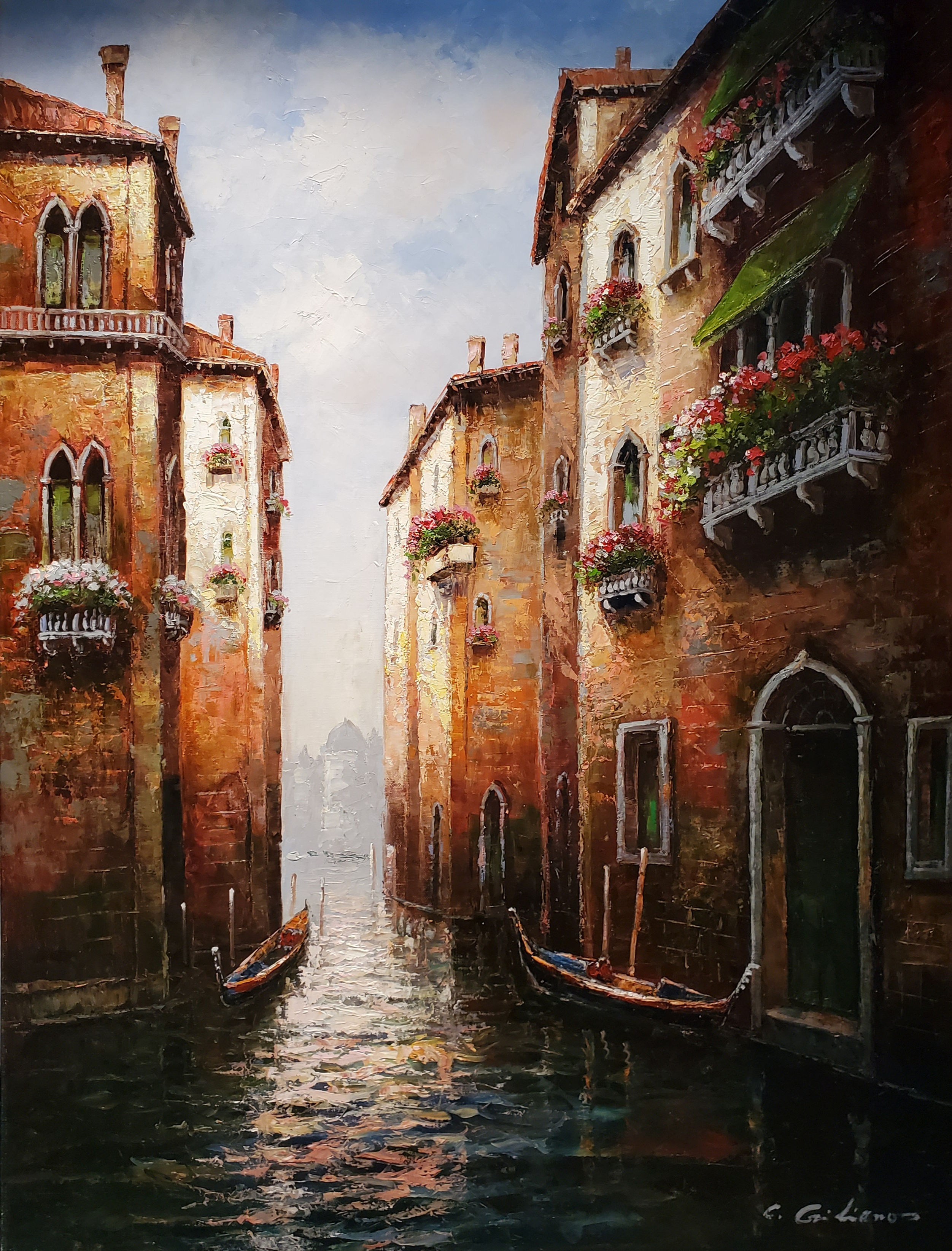 "Springtime In Venice" Oil on Canvas 40x30