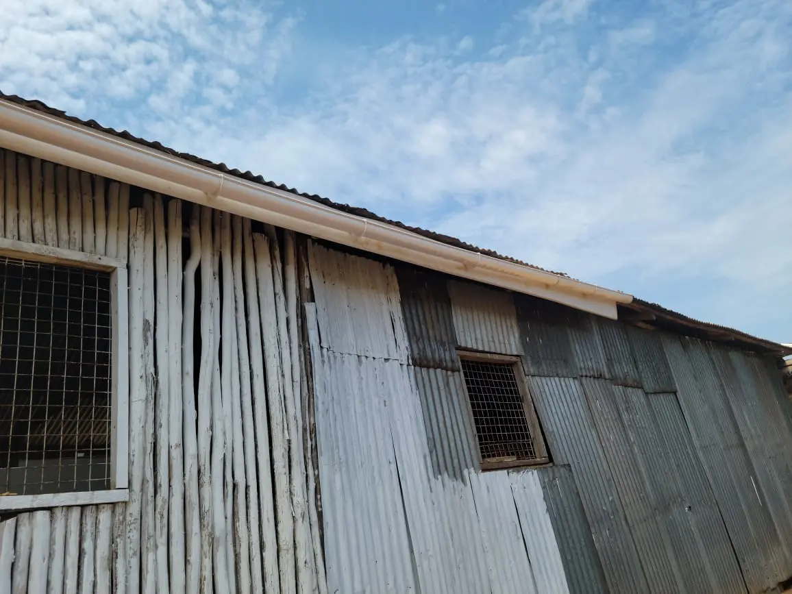 Roof of Exodus Primary school in Kampala, Uganda
