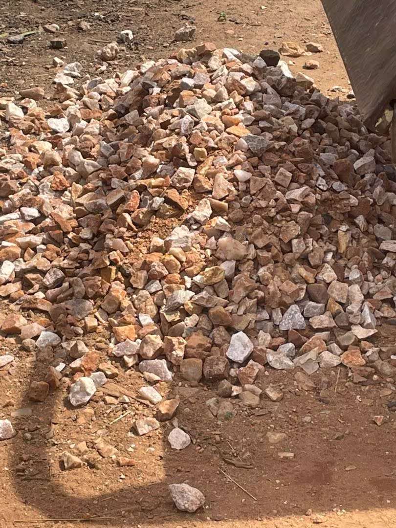 Rocks for building around the water tank