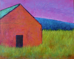 Rustic Orange Barn