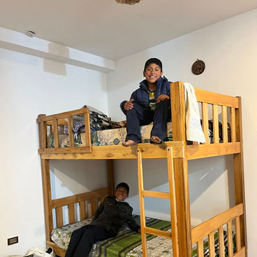 Newly renovated dormitories in the sacred valley, Peru.