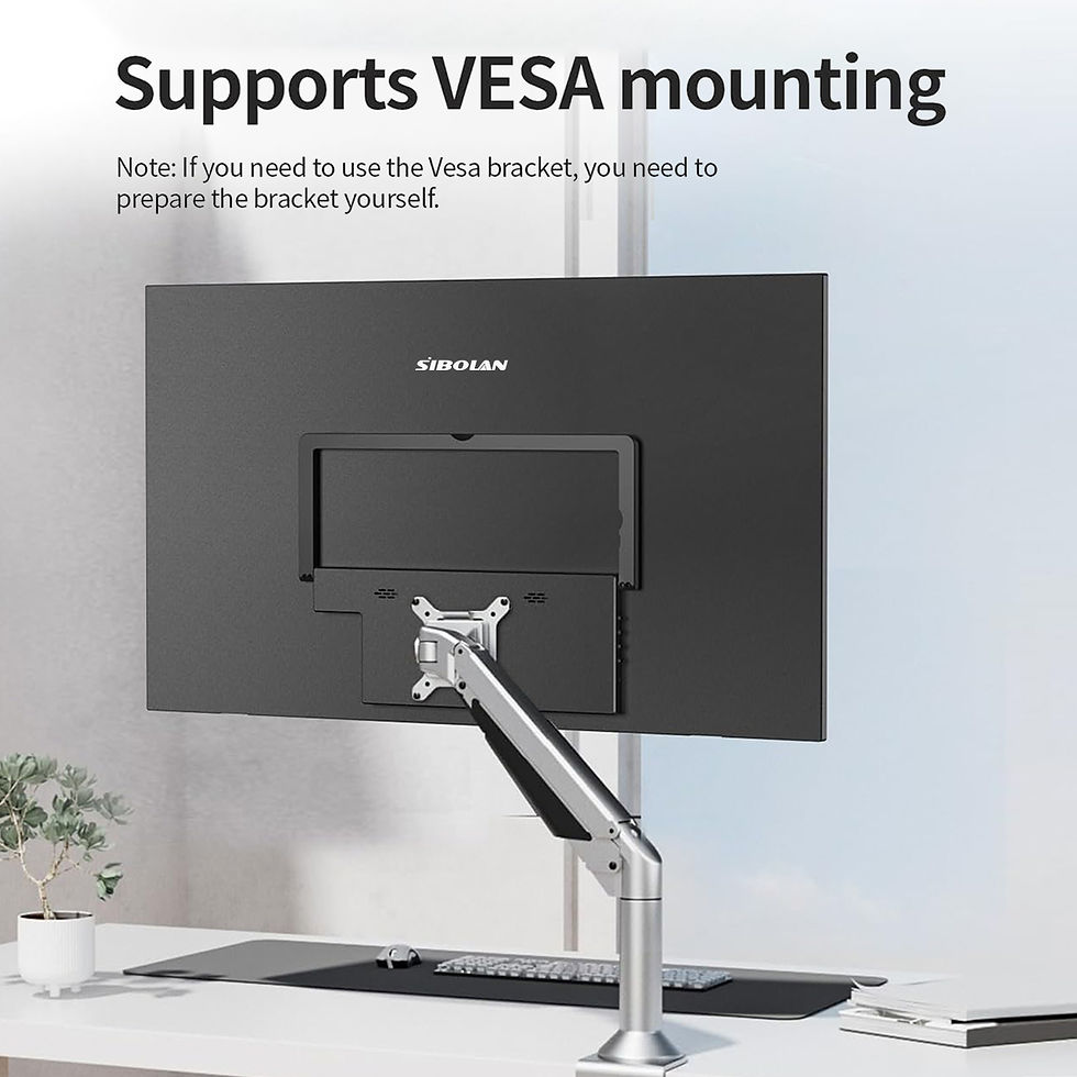 Thumbnail: SIBOLAN 23.8" 4K Portable Monitor UHD 3840*2160 100%sRGB External Gaming Screen 