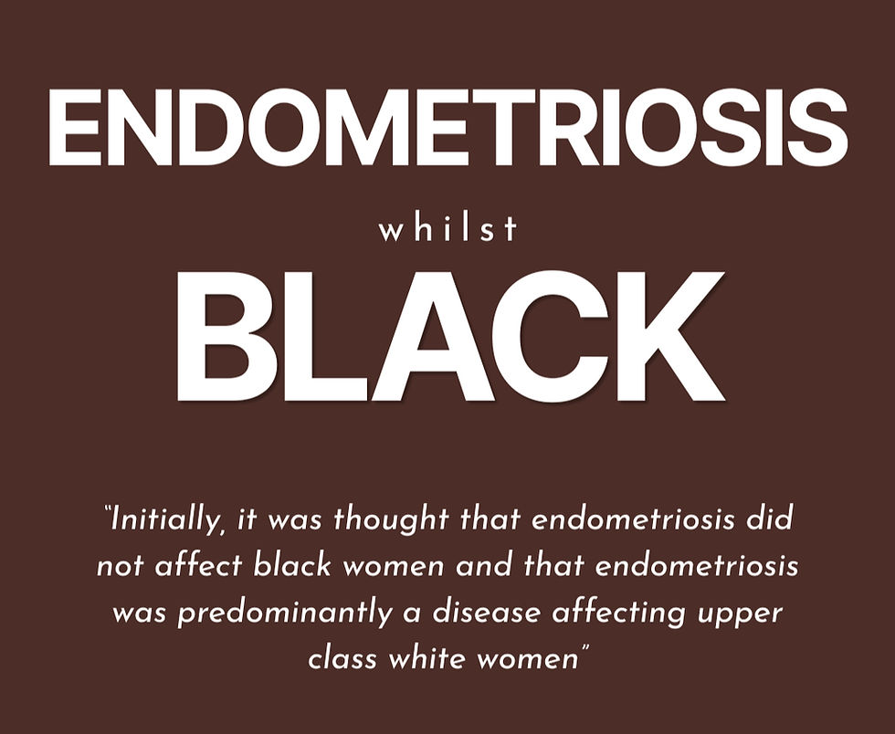 Endometriosis Whilst Black