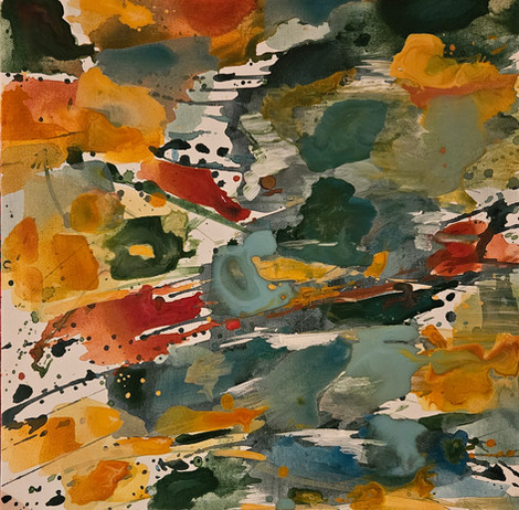 Fairytale in A-flat - for 2 Cellos & Percussion Synaesthetic Acrylic Composition by Teresa Wenhart
