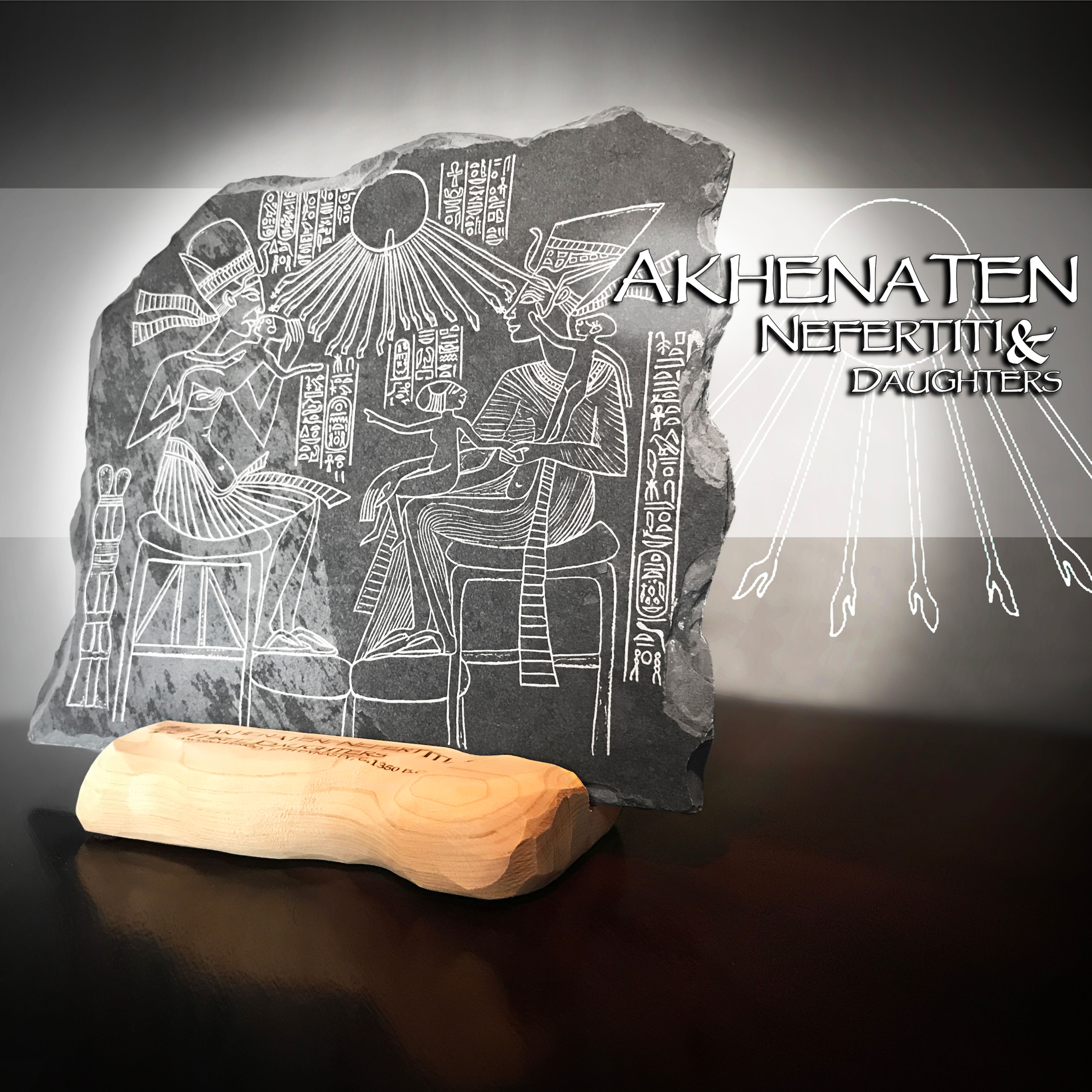 Akhenaten, Nefertiti and Three Daughters