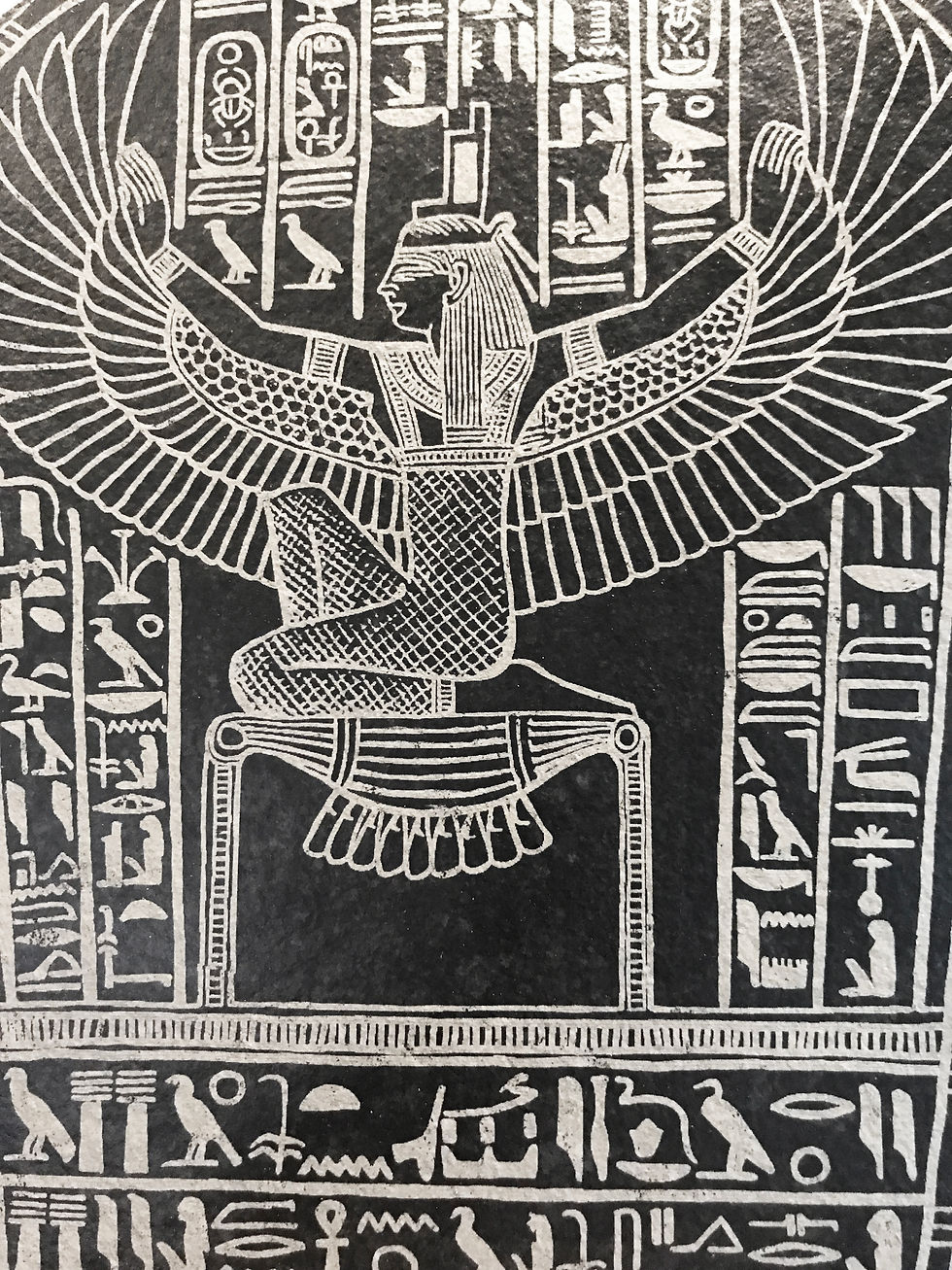 Thumbnail: Goddess Isis on Tutankhamun's Coffin