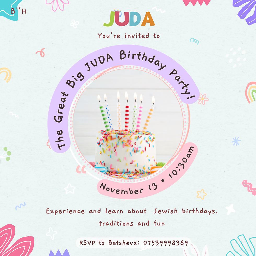 JUDA - My Jewish Birthday
