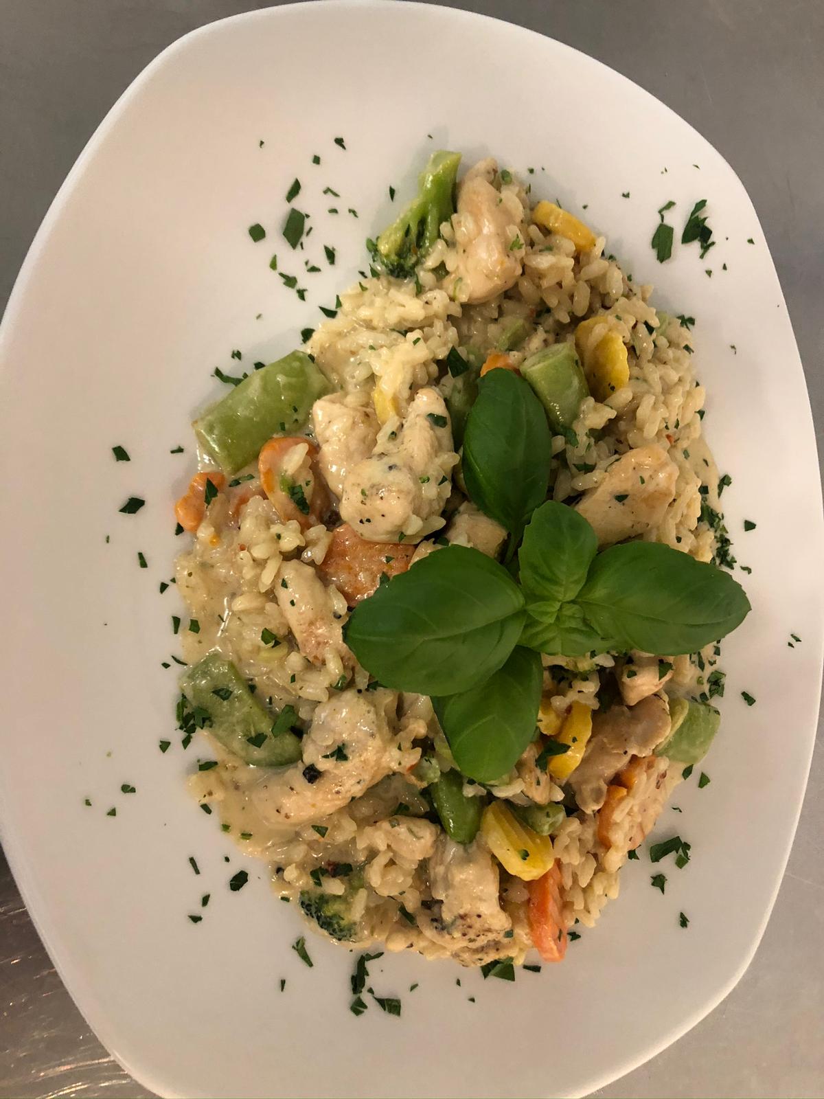 Arranged Food and Objects