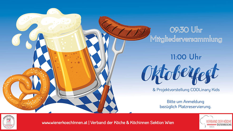 Bier, Würstel und Brezen