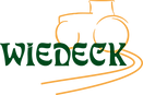 Logo Bauernhof Wiedeck - Schriftzug mit Traktor