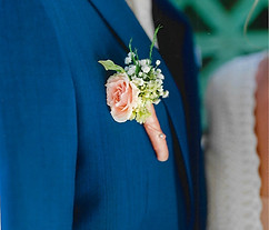 Anstecksträußchen für Hochzeiten