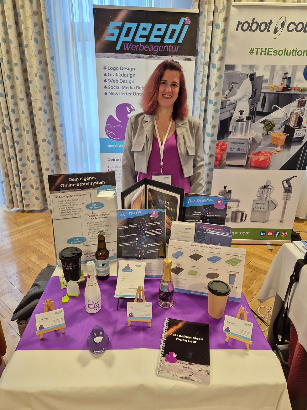 Messestand von speedi Werbeagentur