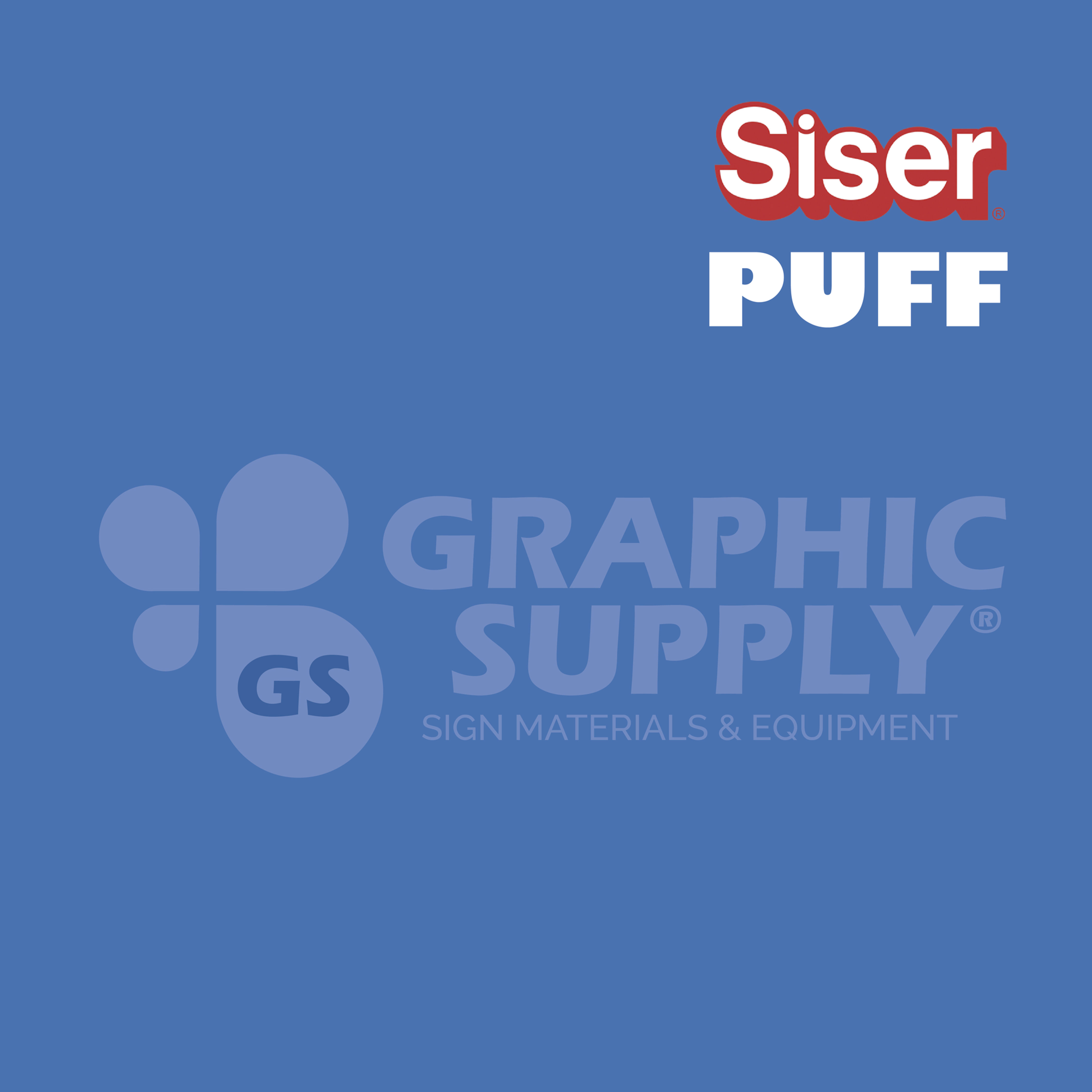 VINIL TEXTIL 12" PUFF NEON BLUE SISER