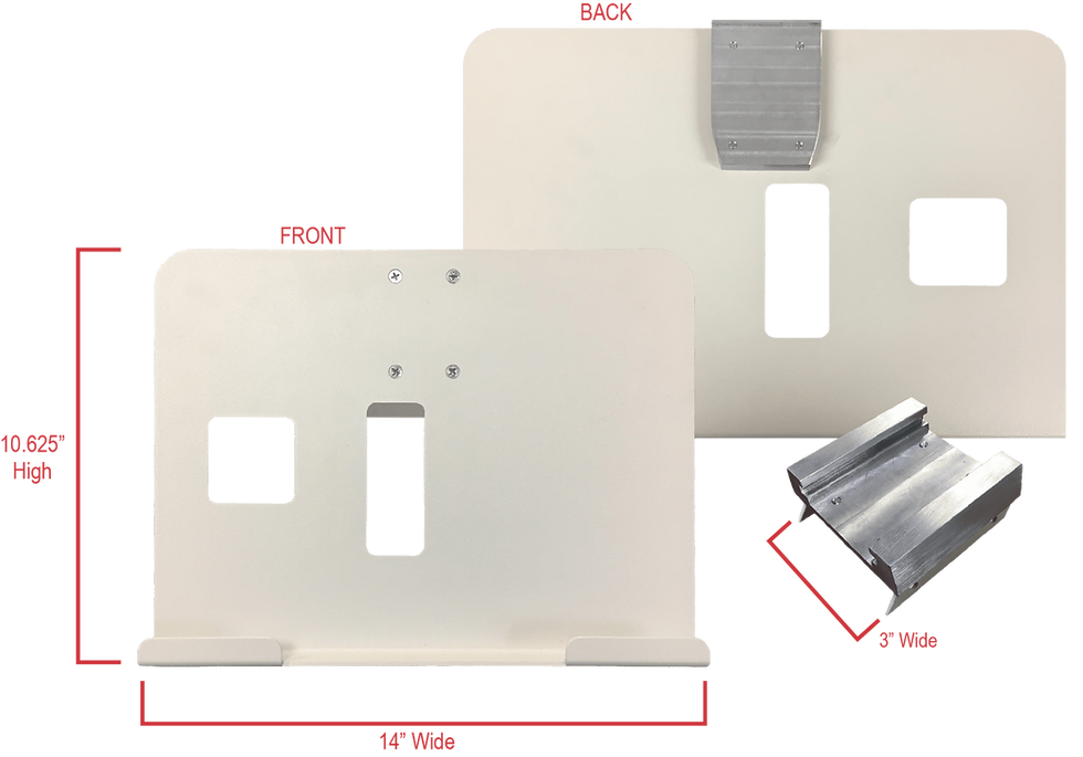 Thumbnail: Laptop Tray Assembly for 3" SR-115 Portables