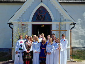 Konfirmationsdag i Hede Kyrka