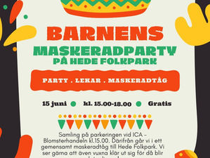 Äntligen dax för Barnens maskeradparty!