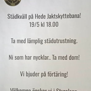 Välkomna på Städkväll!