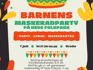 Ni kommer väl på Barnens maskeradparty?