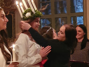 Kröningen av Hedes lucia lockade många