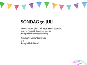 Hede byfest - söndagens program