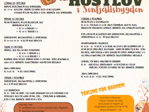 Höstlov i Sonfjällsbygden!