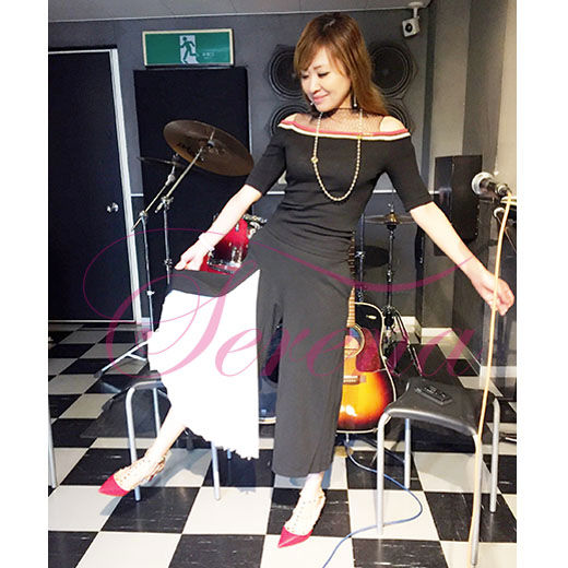 きれいめバイカラーワイドパンツ