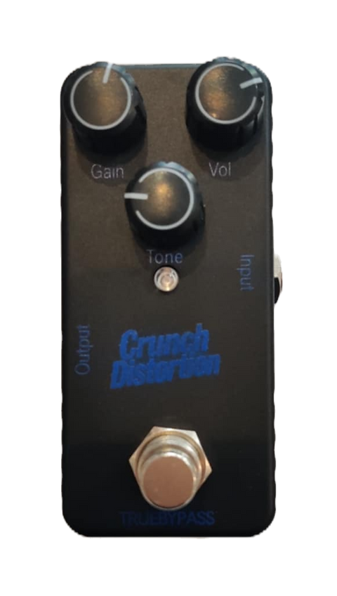 Crunch Distortion Pedal - Black | Play Music Inc. Crunch Distortion Pedal - Black | Play Music Inc.