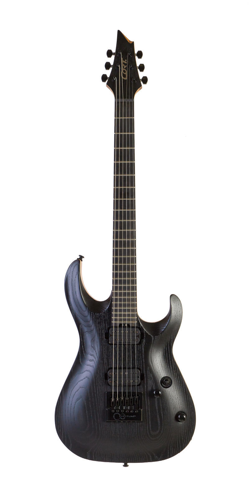 Cort - KX700 EverTune Electric Guitar With Bag, Open Pore Black