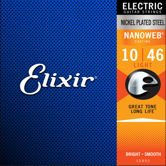Elixir - Nanoweb Nickel Plated Steel Electric Guitar Strings 10 - 46