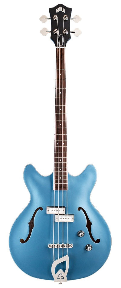 Guild - Starfire I Bass Pelham Blue Semi-Hollow Guitar