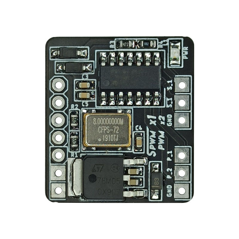 Thumbnail: SPWM103F-1S2P programmable PWM core module top view with components