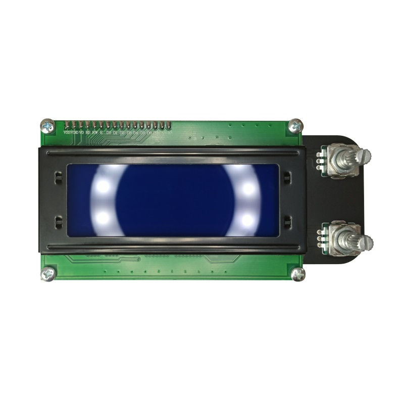 Thumbnail: PDI-A20-24V4AISO isolated PWM signal generator front view with LCD