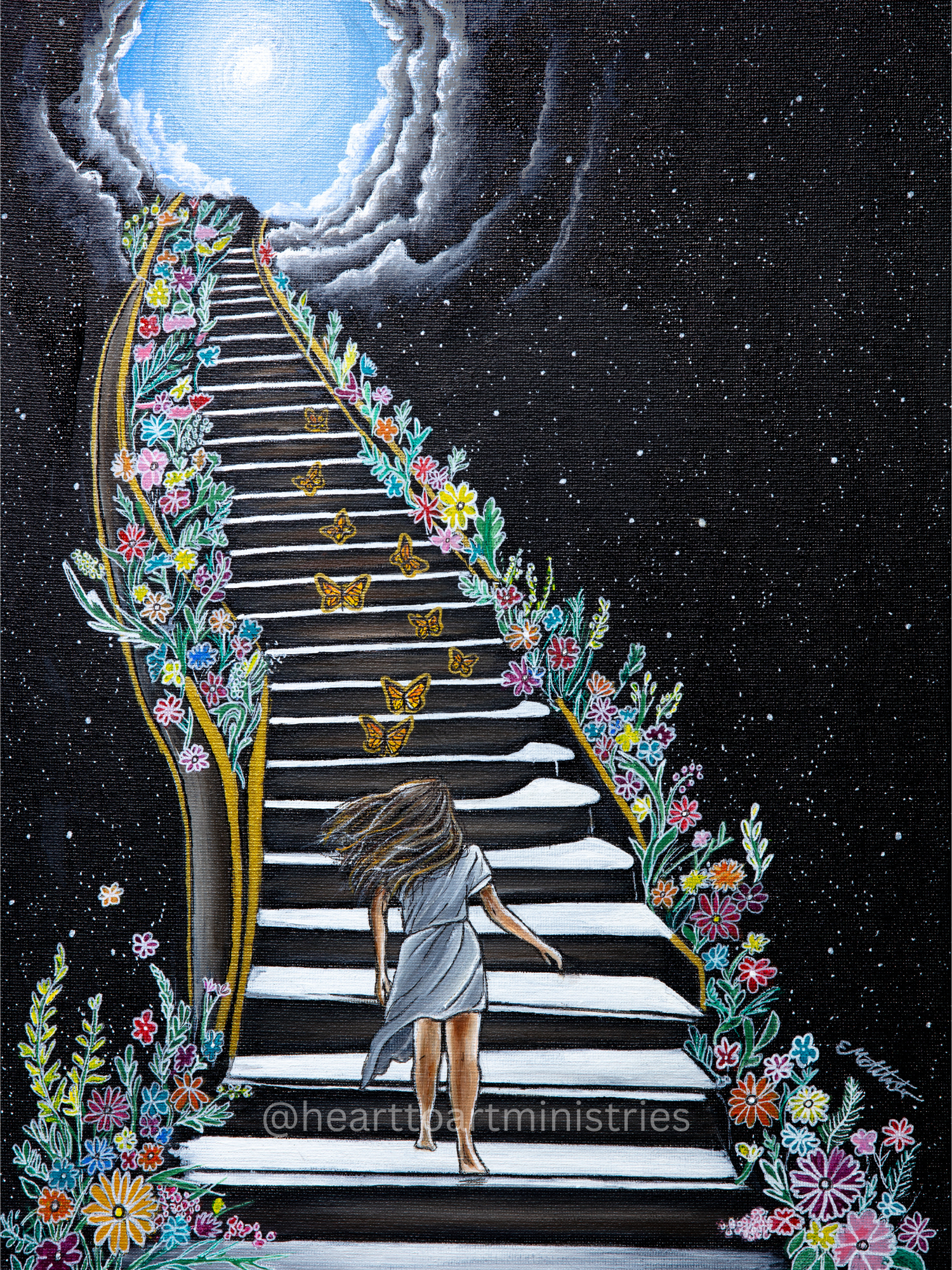 Stair Gate to Heaven – Original Painting