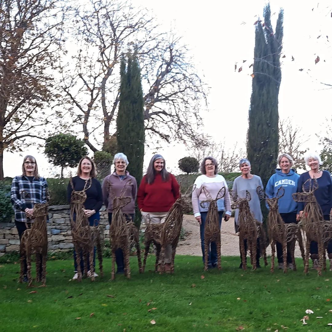 Jo Sadler Willow Symondsbury Estate Willow Sculpture Days
