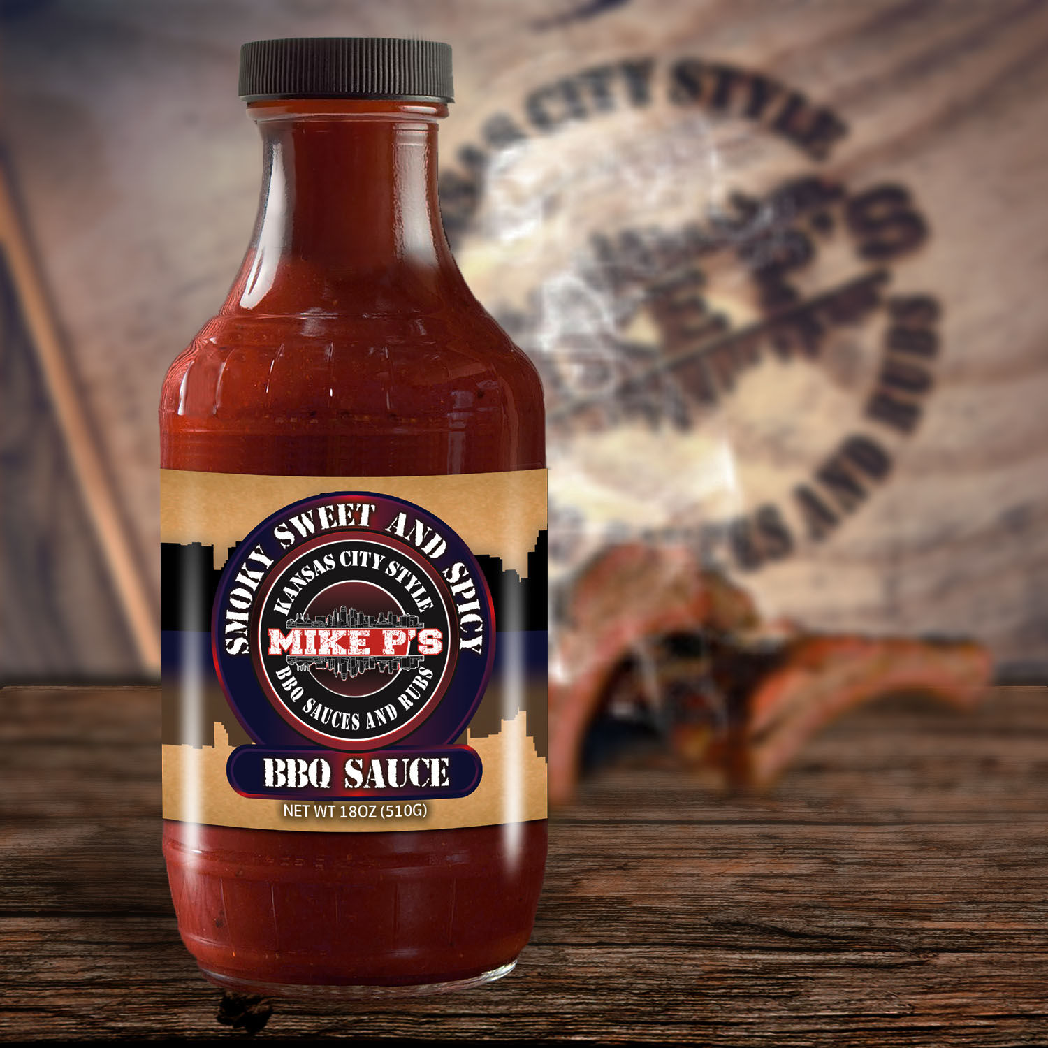 Mike P's Smoky Sweet and Spicy BBQ Sauce